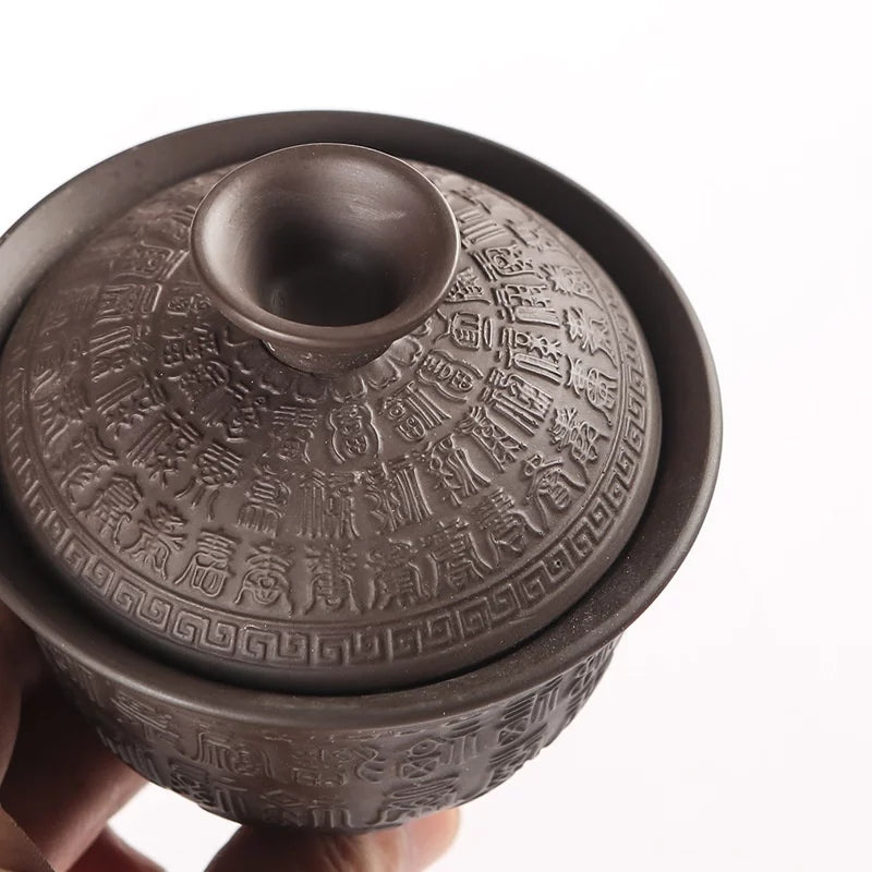 Vintage Portable Lazy Purple Sand Automatic Anti-scald Gongfu Tea Set