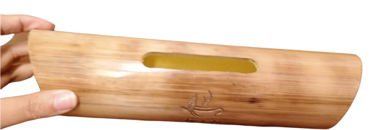 Handcarved Natural Bamboo Wood Phone Audio Amplifier Speaker