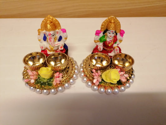 Lakshmi Ganesha roli chaawal set