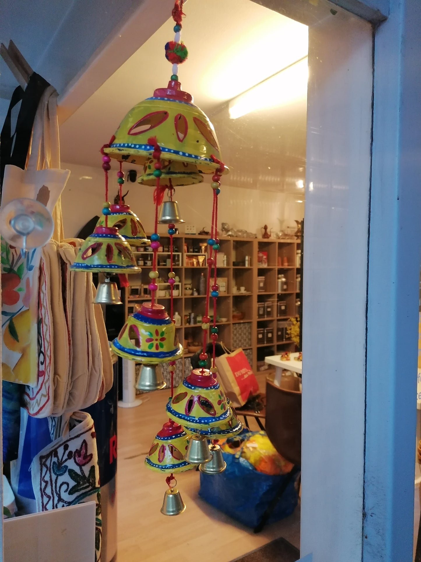 Hand painted wind chime