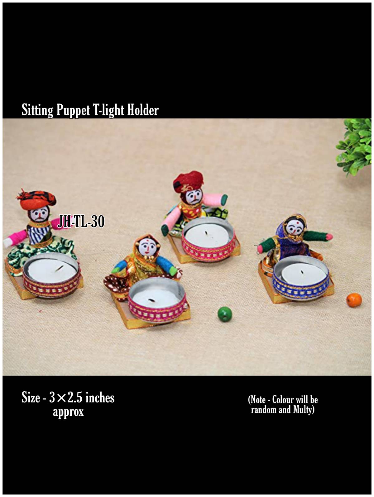 Puppet Tea light(Set of 2)