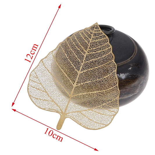 Steel leaf strainer(gold)