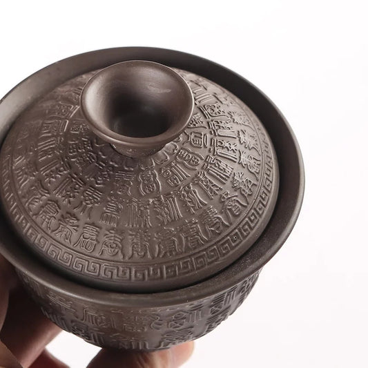 Vintage  Portable Lazy Purple Sand Automatic Anti-scald  Gongfu Tea Set