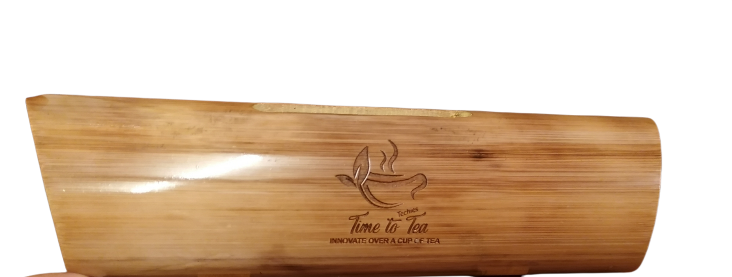 Handcarved Natural Bamboo Wood Phone Audio Amplifier Speaker