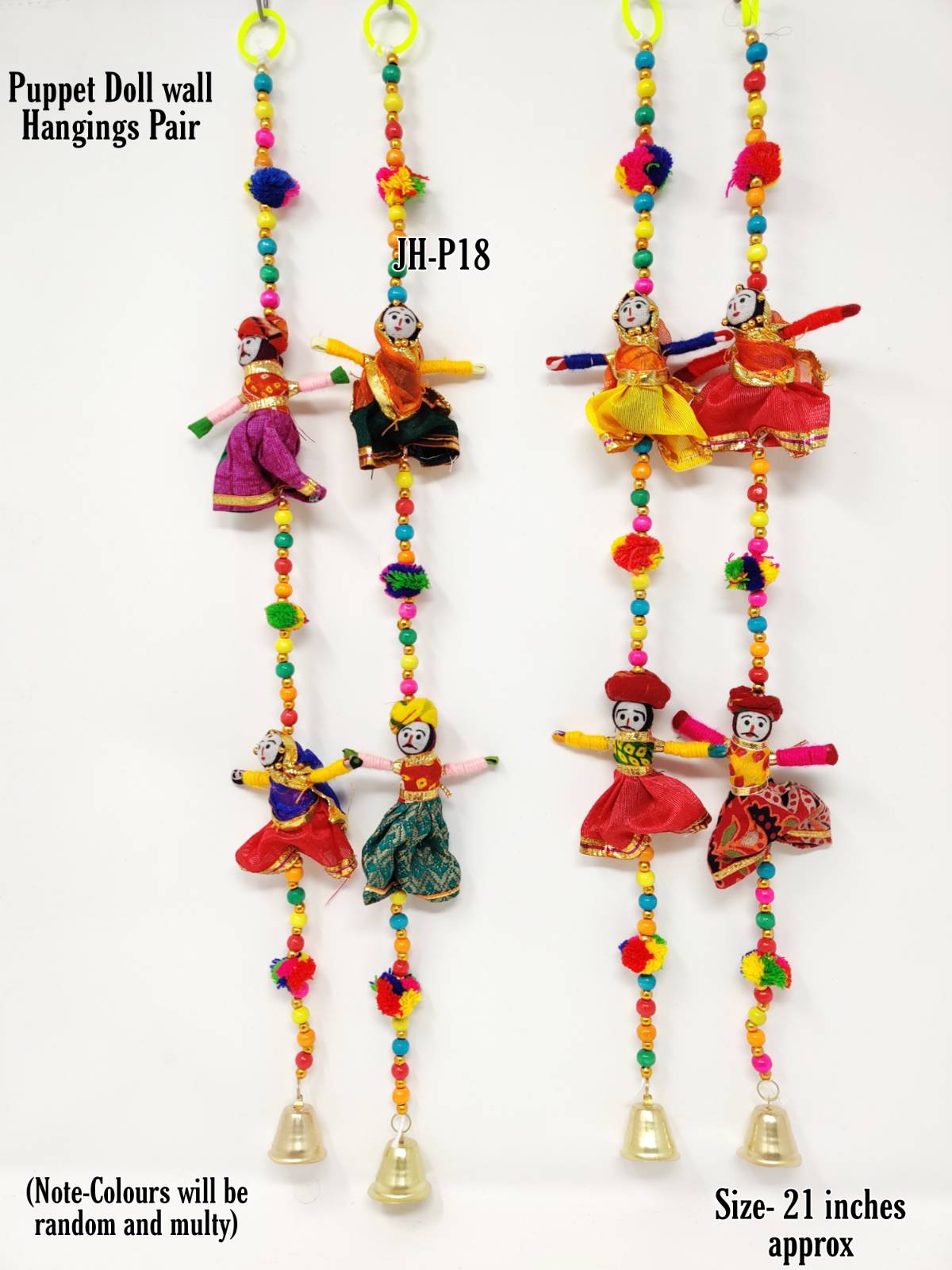 Ensemble de marionnettes à suspendre au mur
