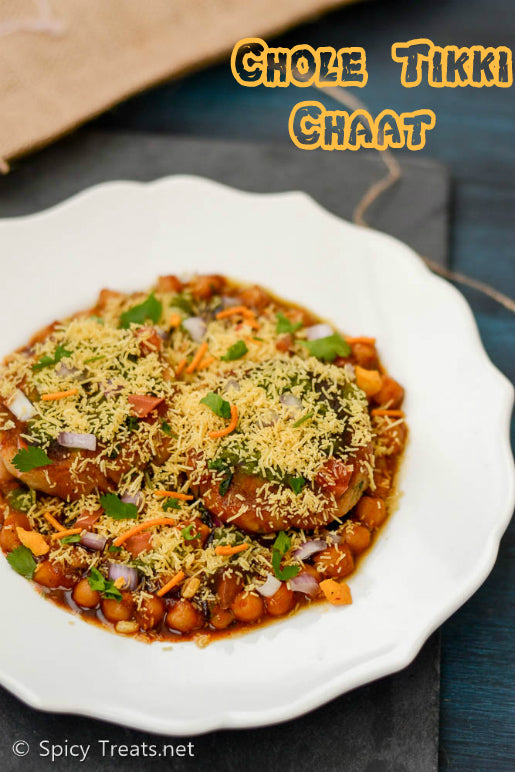 Cholle Aloo Tikki chat (Pre Order)
